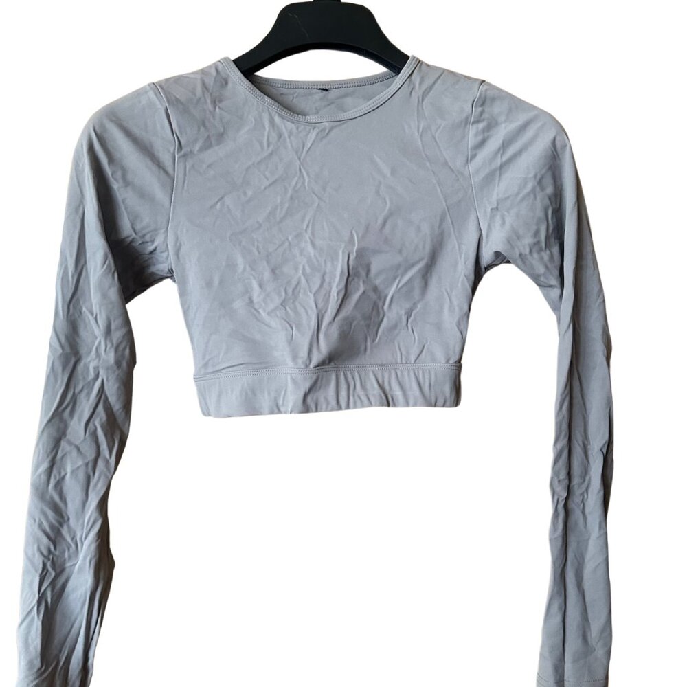 Pretty Little Thing Cropped Bodycon Long Sleeve